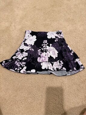 PS Perception Y2K Floral Ruffle Mini Skirt Fairy Whimsigoth
